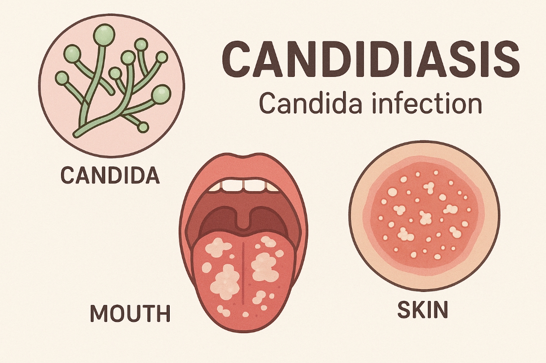 칸디다증 관련 자료 사진
