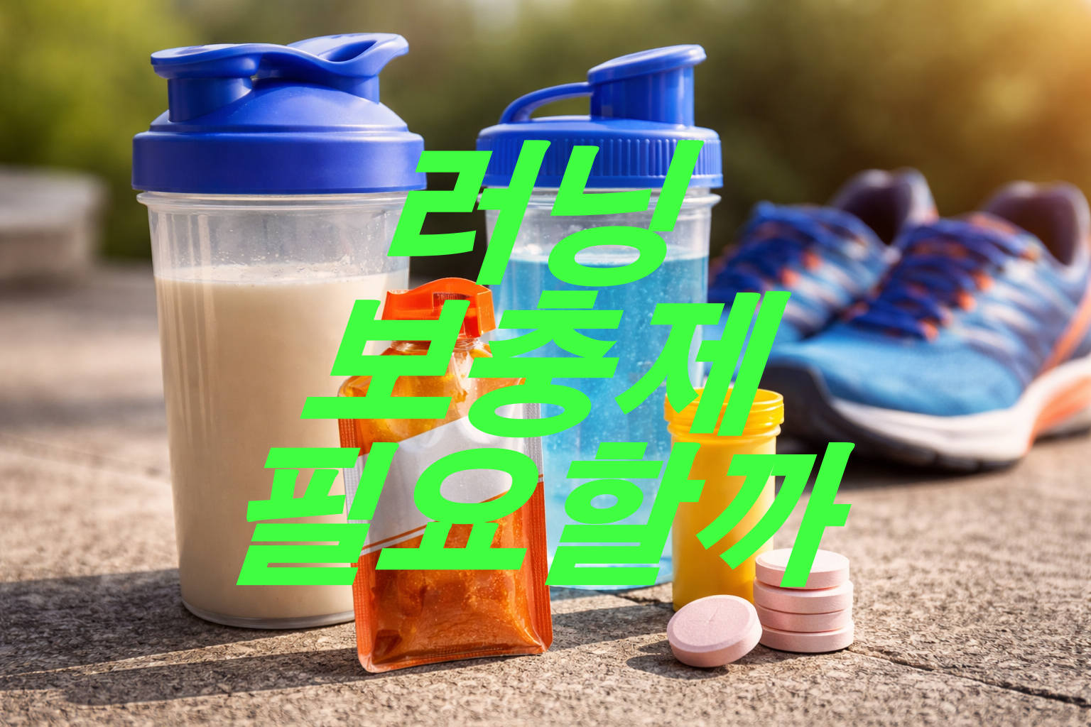 러닝 보충제가 필요할까