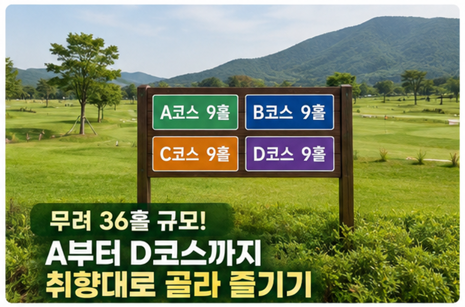 천연잔디 36홀 공인 구장, 함안 군북 파크골프장 예약 꿀팁 (위치, 코스, 요금, 이용시간 등)