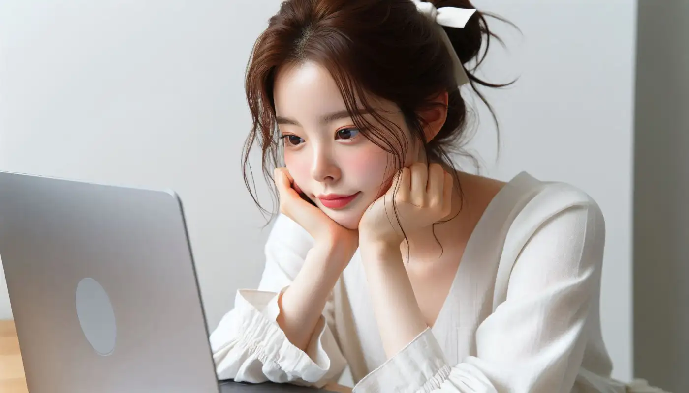 코인-책-추천을-알아보고-가상자산-관리하는-여성의-모습