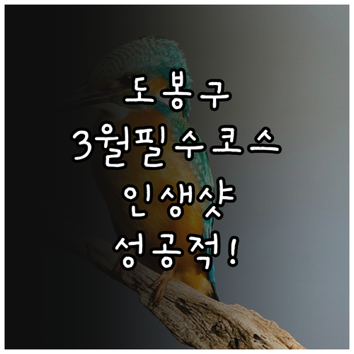 서울 도봉구 3월 나들이 명소 추천 ..