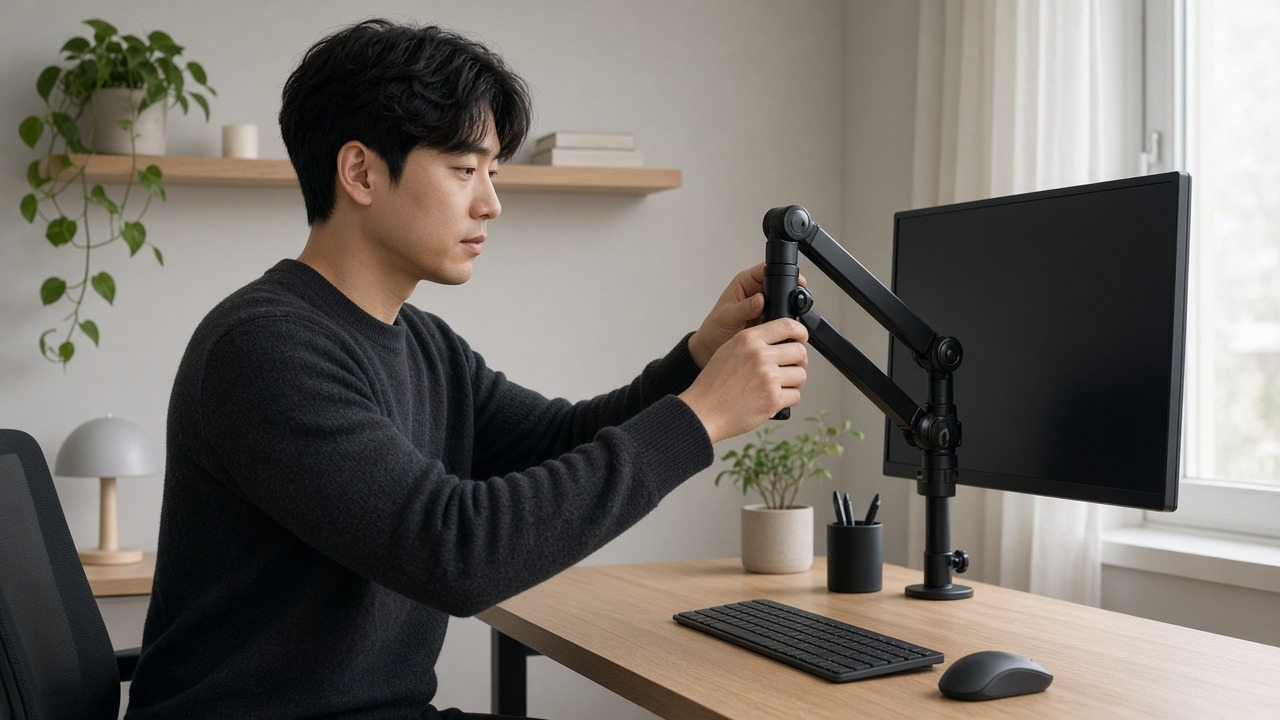 모니터암 고르는 법