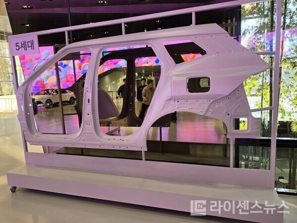 신형 투싼 정면 디자인