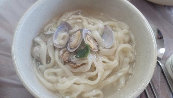 바지락칼국수