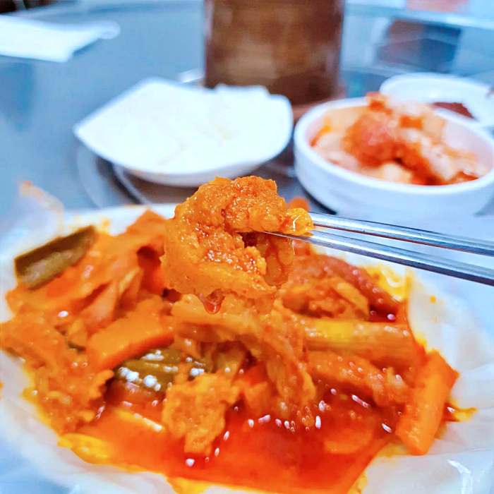 생방송 오늘저녁 대전 중앙시장 수구레볶음 맛집