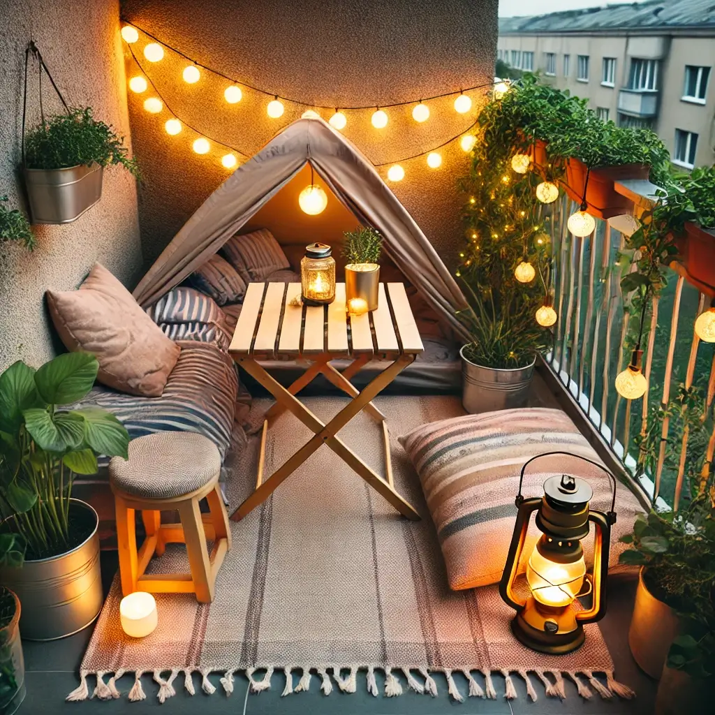 가성비 베란다 캠핑 감성적인 인테리어