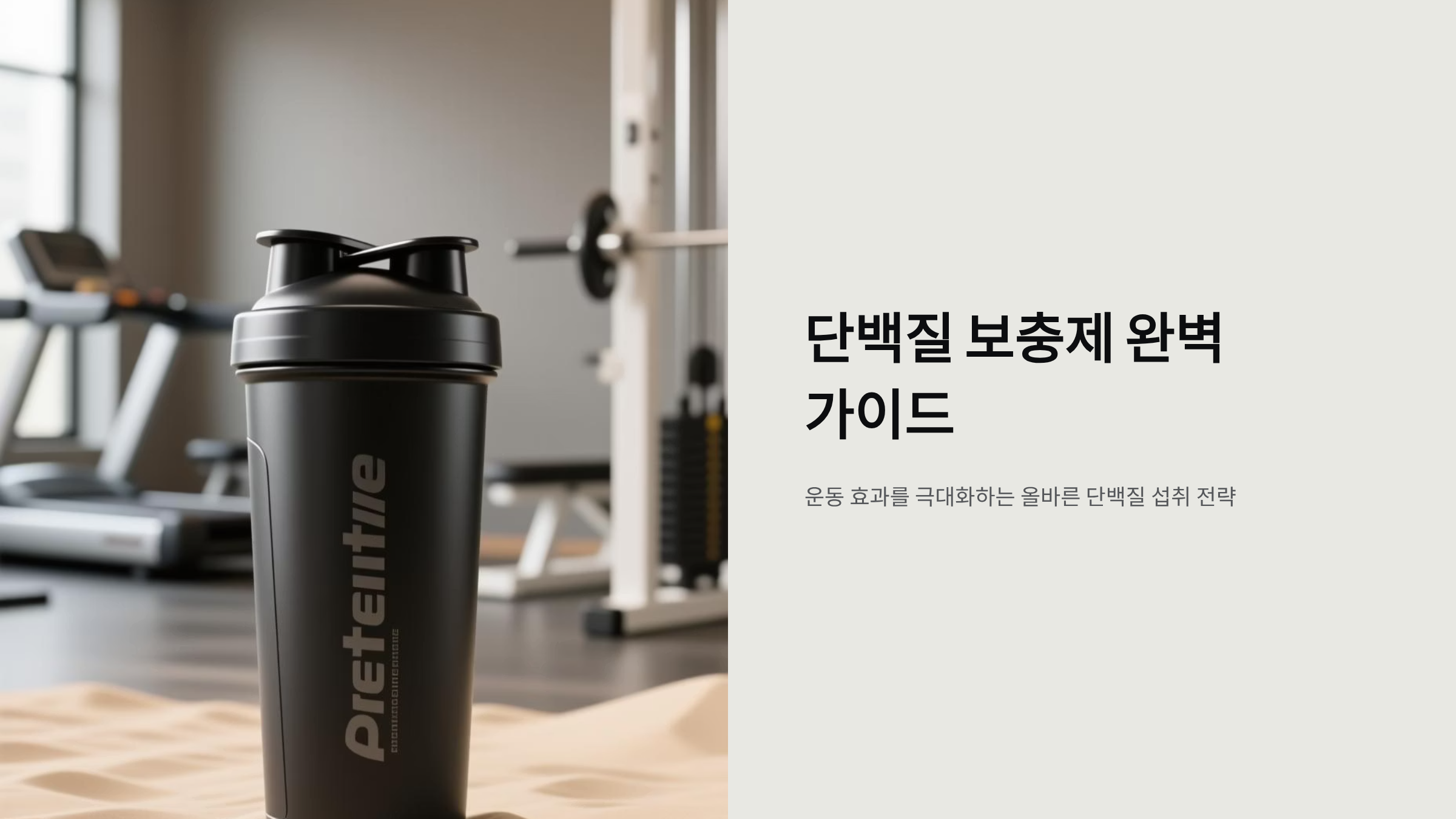 단백질 보충제, 언제 먹고 얼마나 먹어야 효과적일까