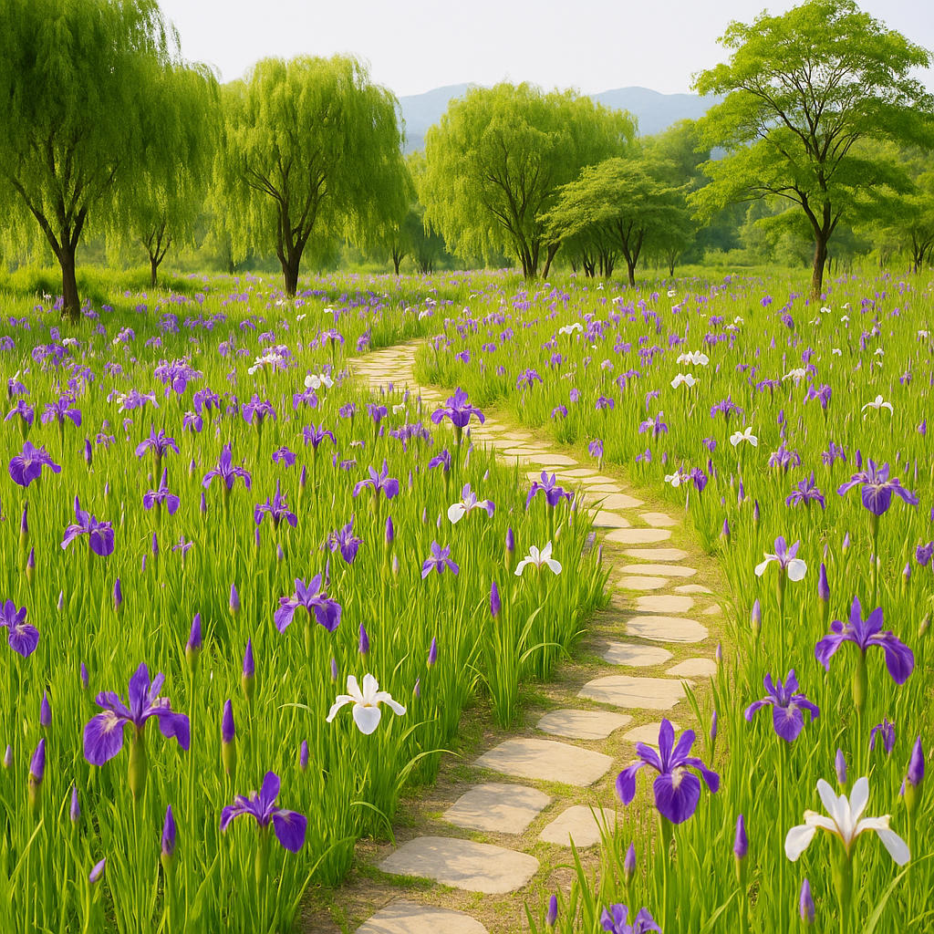 거창 창포원 사진