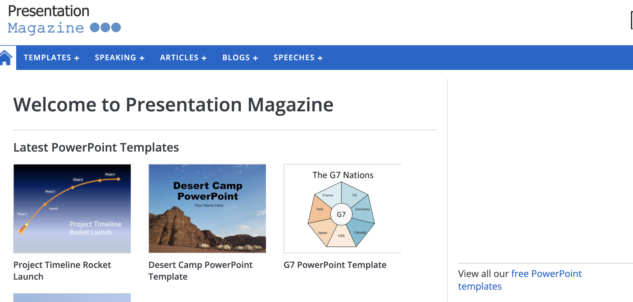 ppt 무료 템플릿 사이트