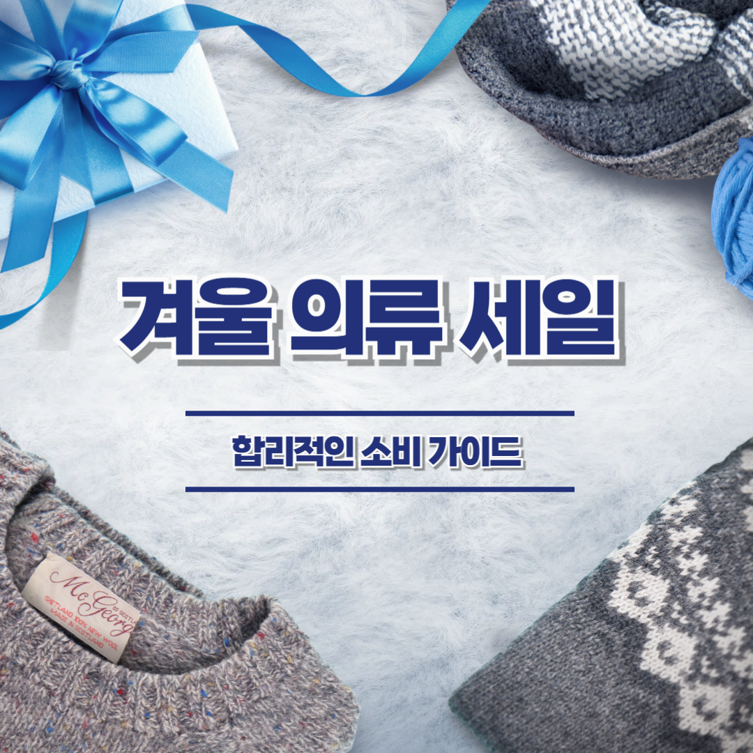 겨울 의류 세일