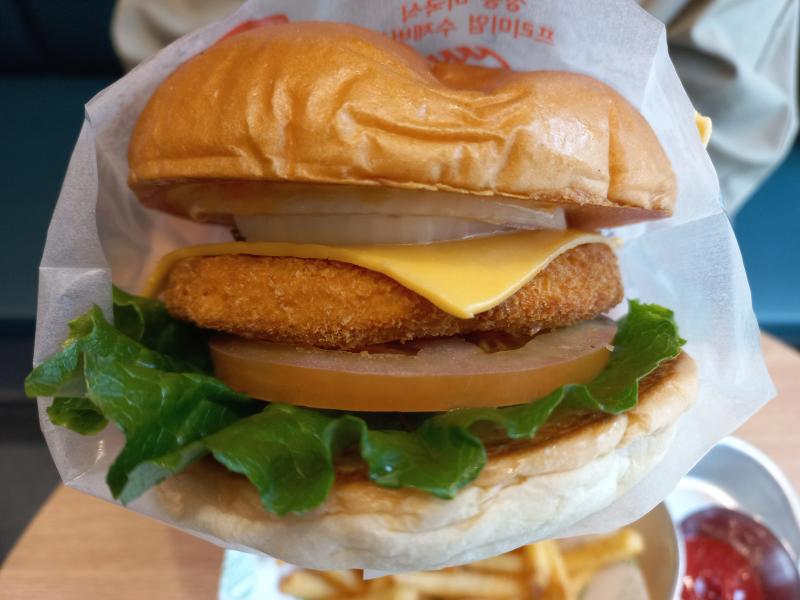 프랭크버거 치킨버거 단품