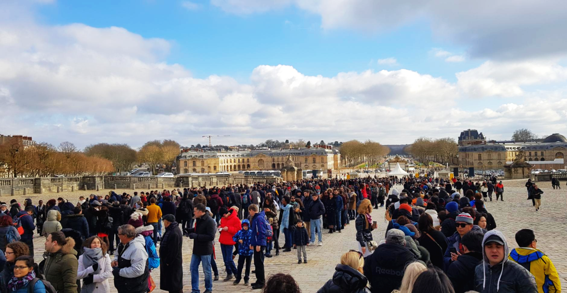 베르사유 궁전 대기줄