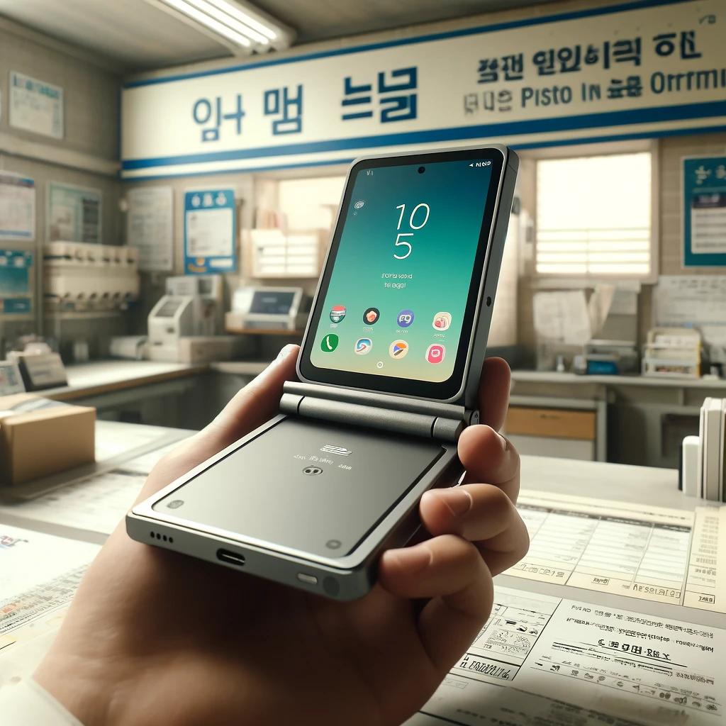 우체국 알뜰폰 폴더폰