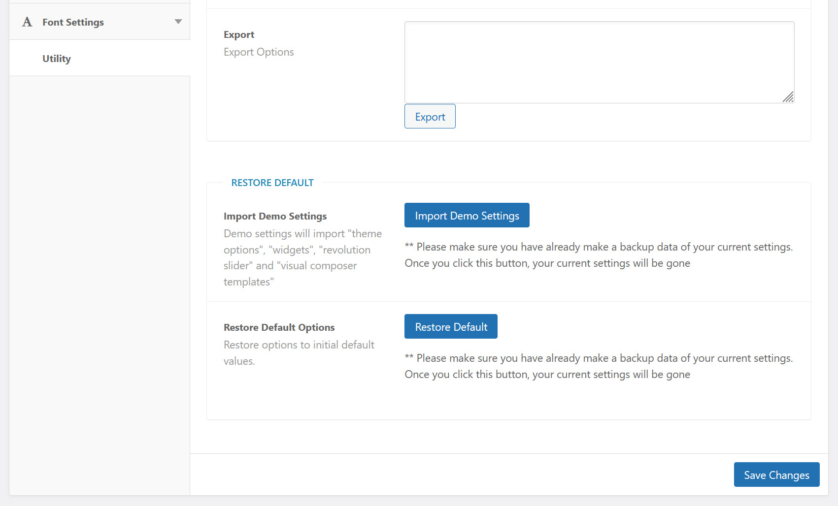 워드프레스 HomeMaker 테마 데모 로드 문제