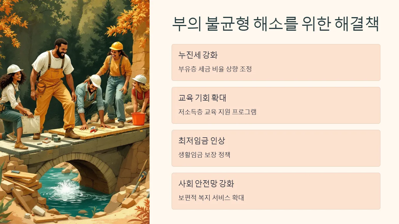 부의 불균형 해소를 위한 해결책