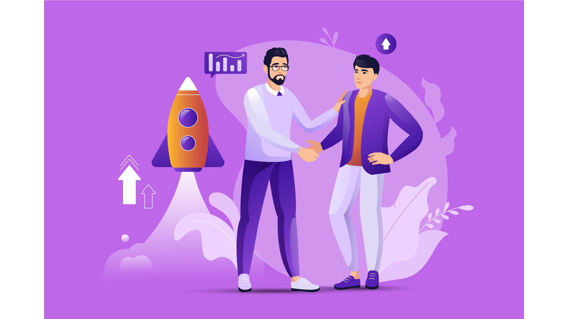 성공한 스타트업 대표 그림