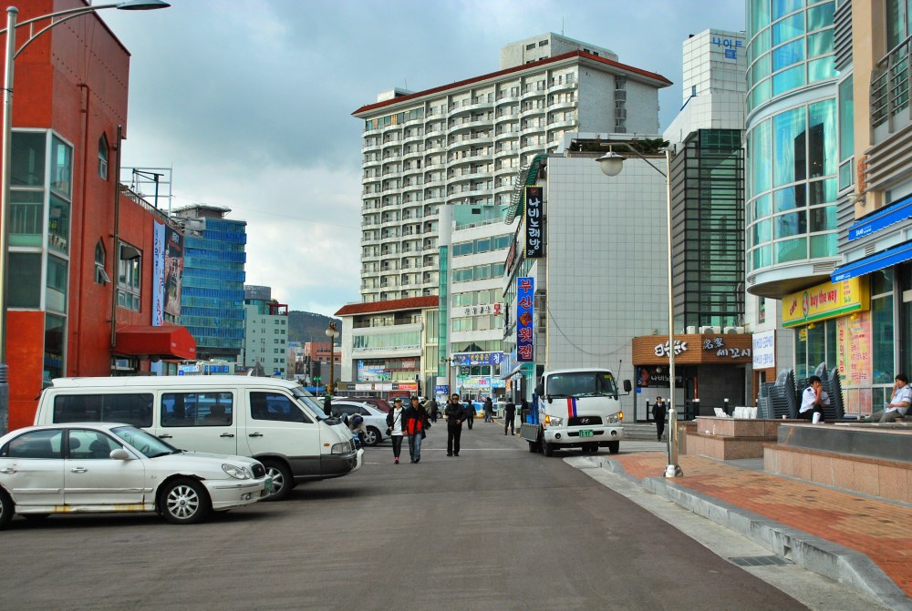 해운대 미포항 풍경