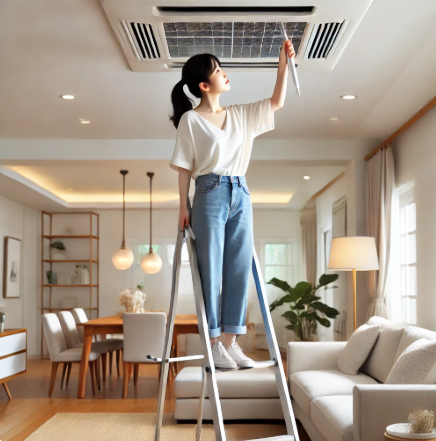 업소용 시스템에어컨 청소 방법