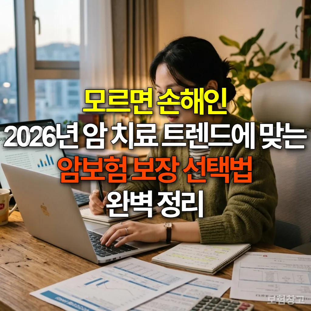 암보험을 신중하게 알아보고 있는 젊은 한국 학생