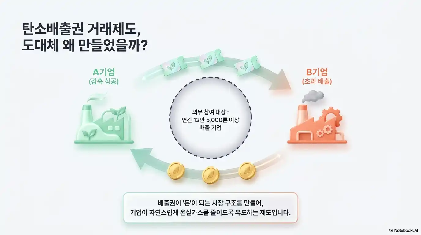 탄소배출권 거래제도가 만들어진 배경
