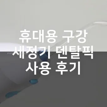 덴탈픽 DP1300K PLUS 휴대용 구강세정기 후기 및 추천 정보로_20