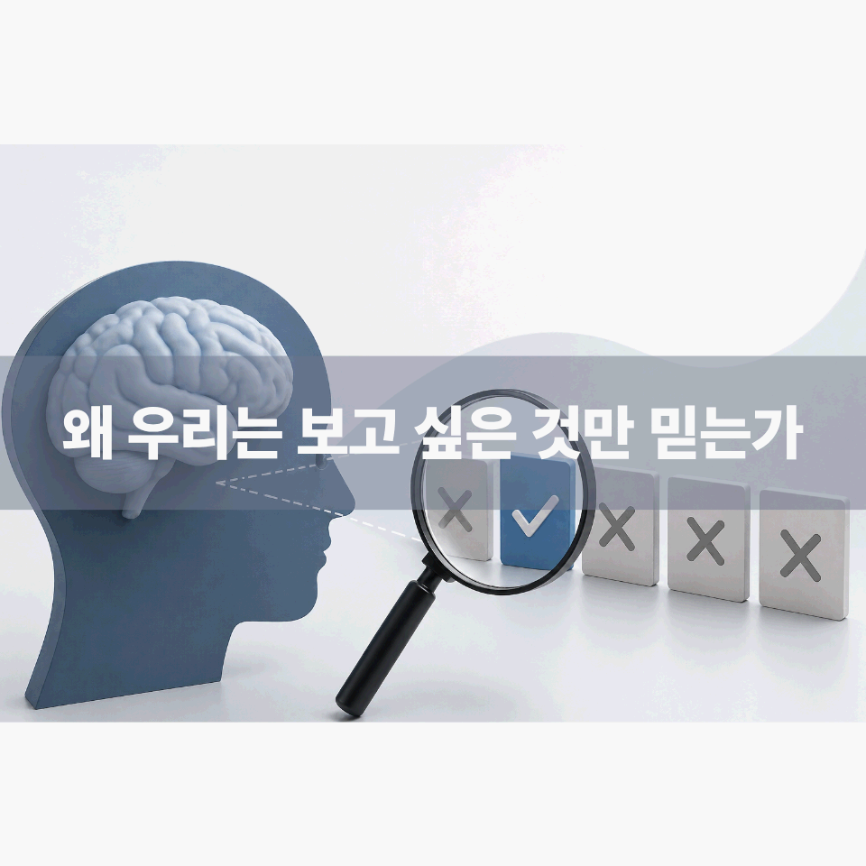 확증편향: 왜 우리는 보고 싶은 것만 믿는가