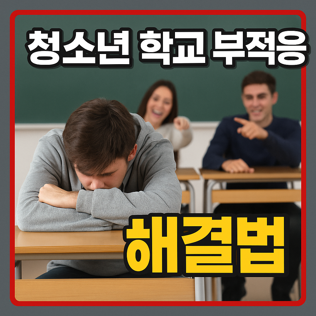 청소년 학교 부적응 해결법