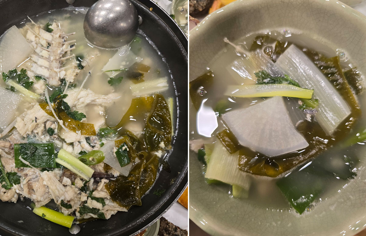 제주 다미진 횟집 매운탕
