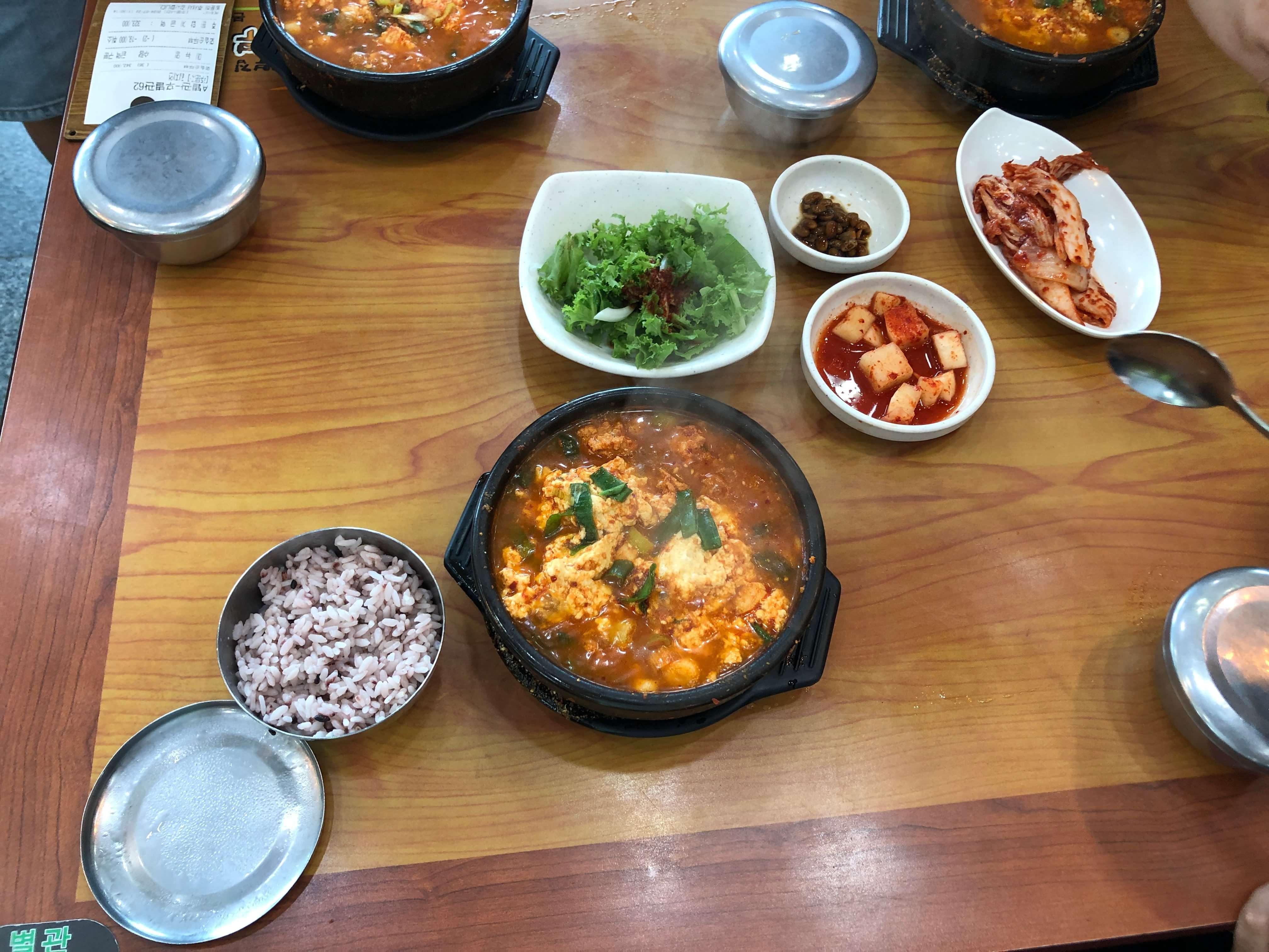 민수랜드-화심순두부 본점 메뉴