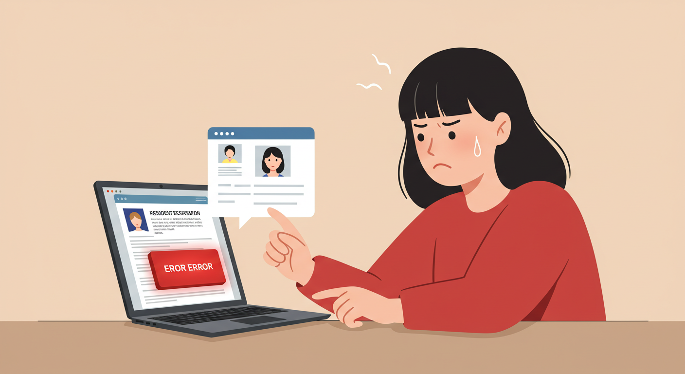 주민센터 방문 시 처리 절차