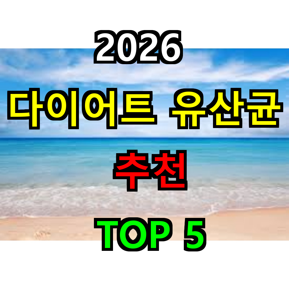 2025 다이어트 유산균 추천 TOP 5