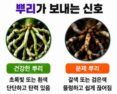 뿌리가 보내는 신호