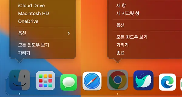 독에서도 파인더의 종료를 찾을 수 없음