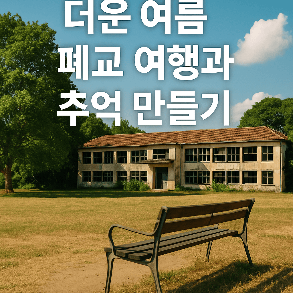 퍠교여행과 추억만들기