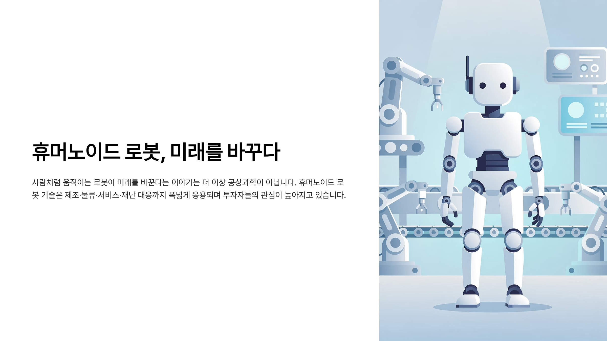 국내 휴머노이드 로봇 관련주 리스트