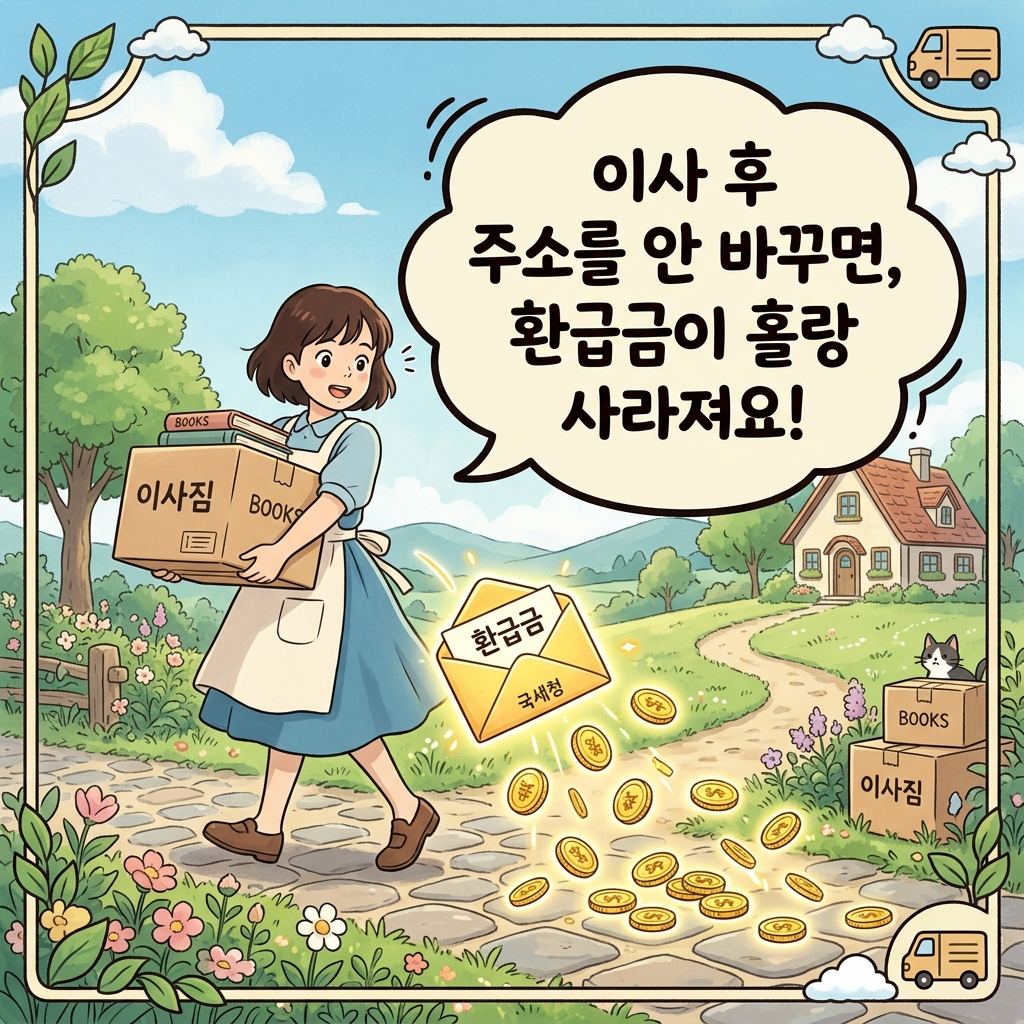 거주지 이전 이사 시 지방세 환급금 수령을 위한 필수 주소지 현행화 요령 안내