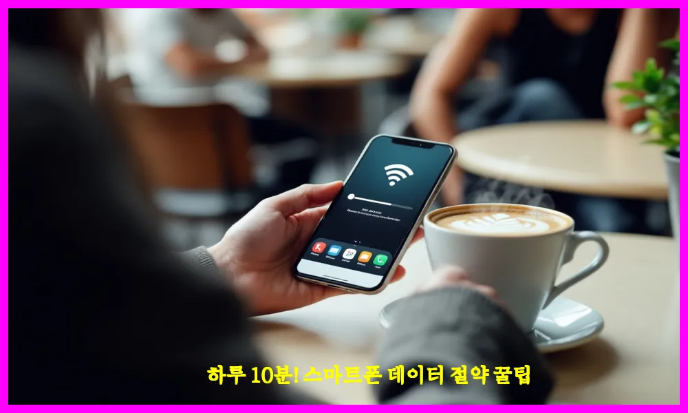 하루 10분! 스마트폰 데이터 절약 꿀팁