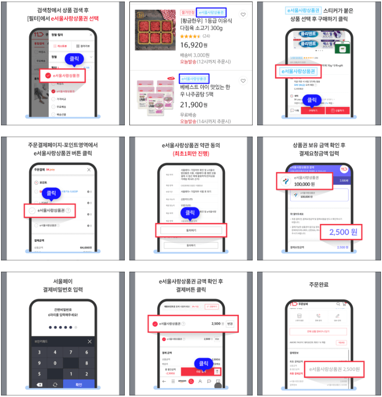 e서울사랑상품권 사용처 발행일정 광역 구매처