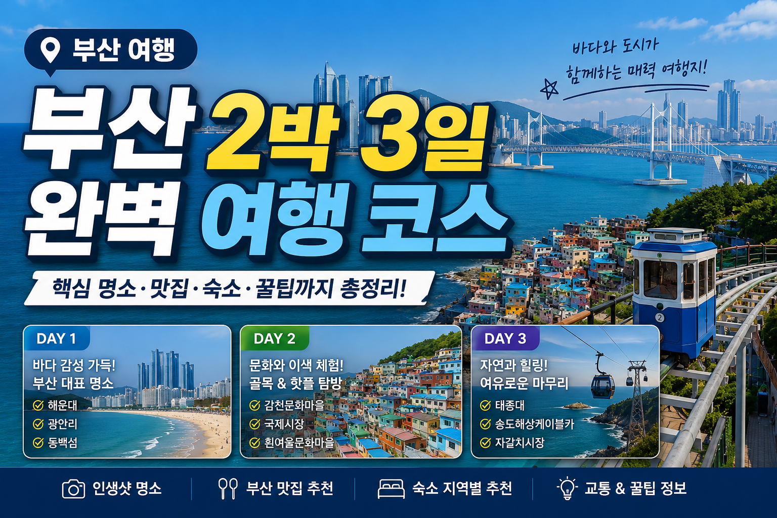 부산2박3일 여행코스