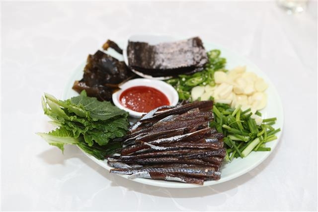 과메기 야채세트