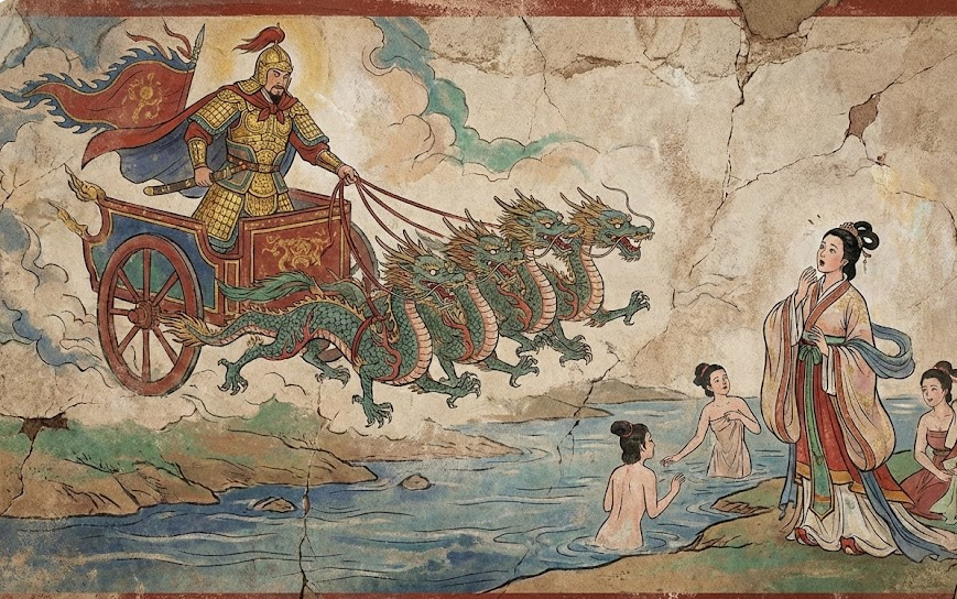 해모수 유화 생성이미지