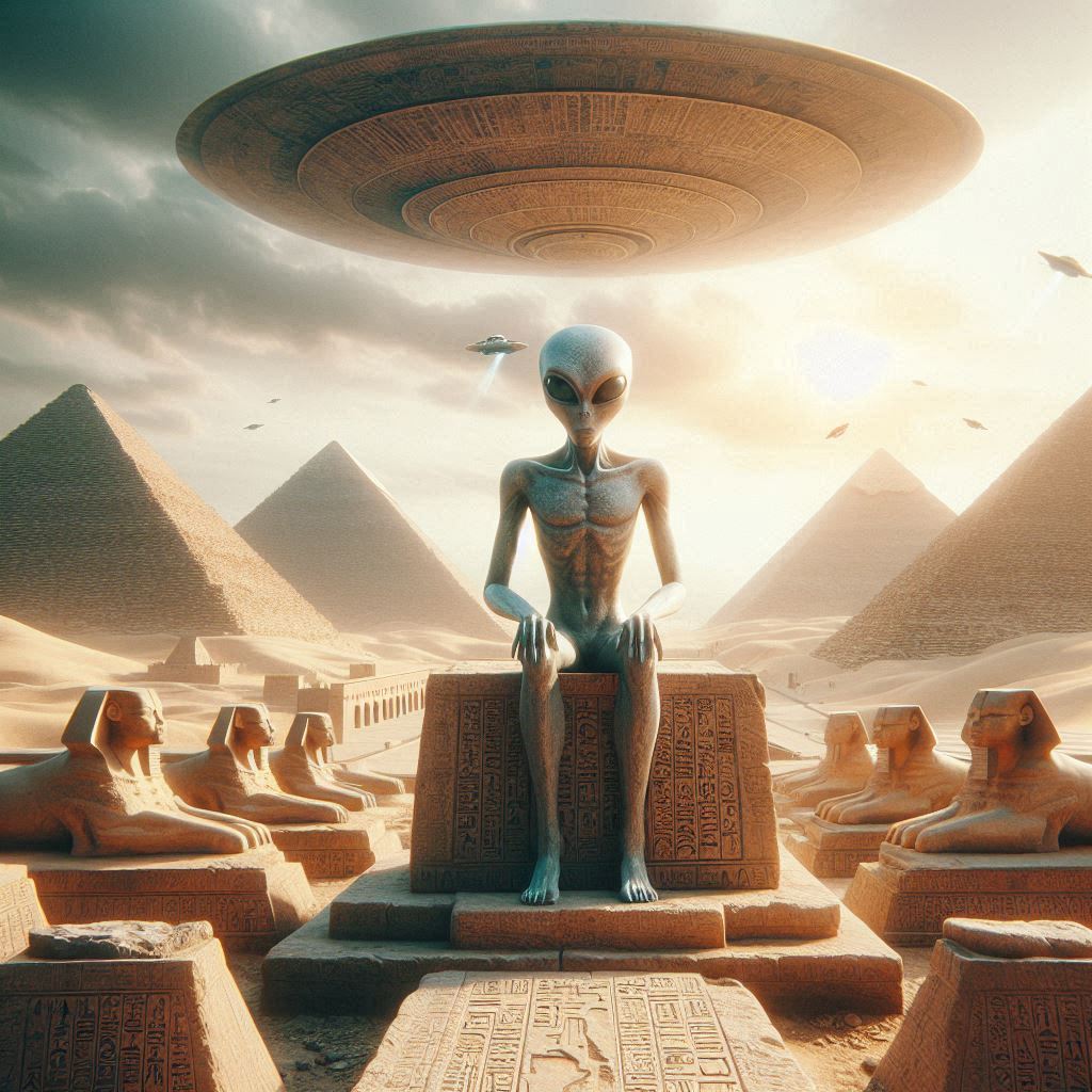 고대 이집트 기록 속 외계인의 존재 여부