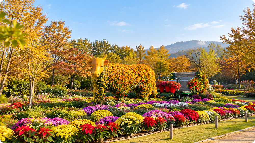 인천 드림파크 국화축제 이미지