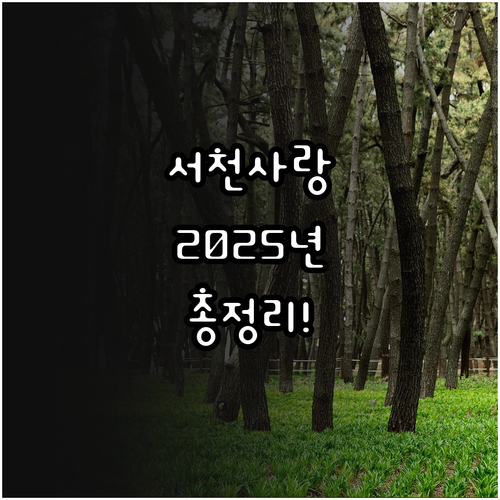 2025 서천사랑상품권: 혜택, 신청..