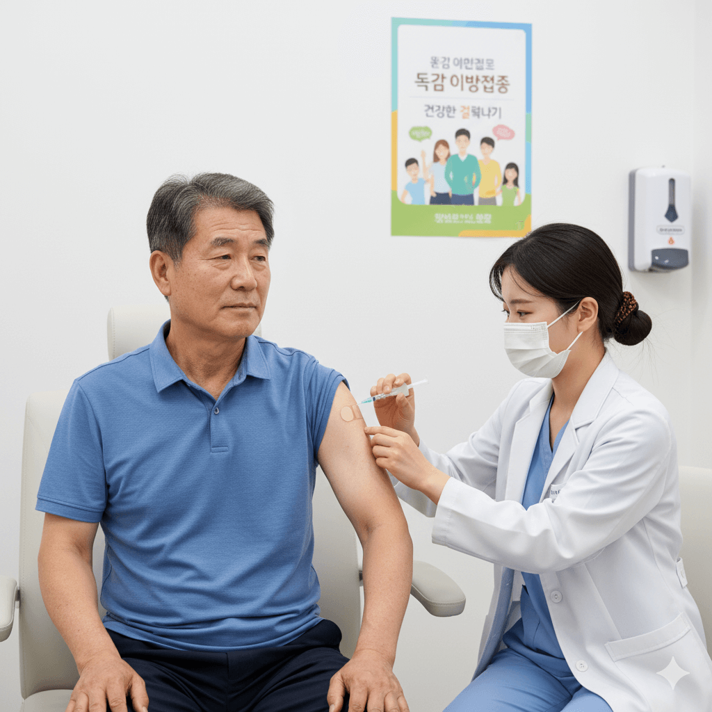 독감 주사 - 사진