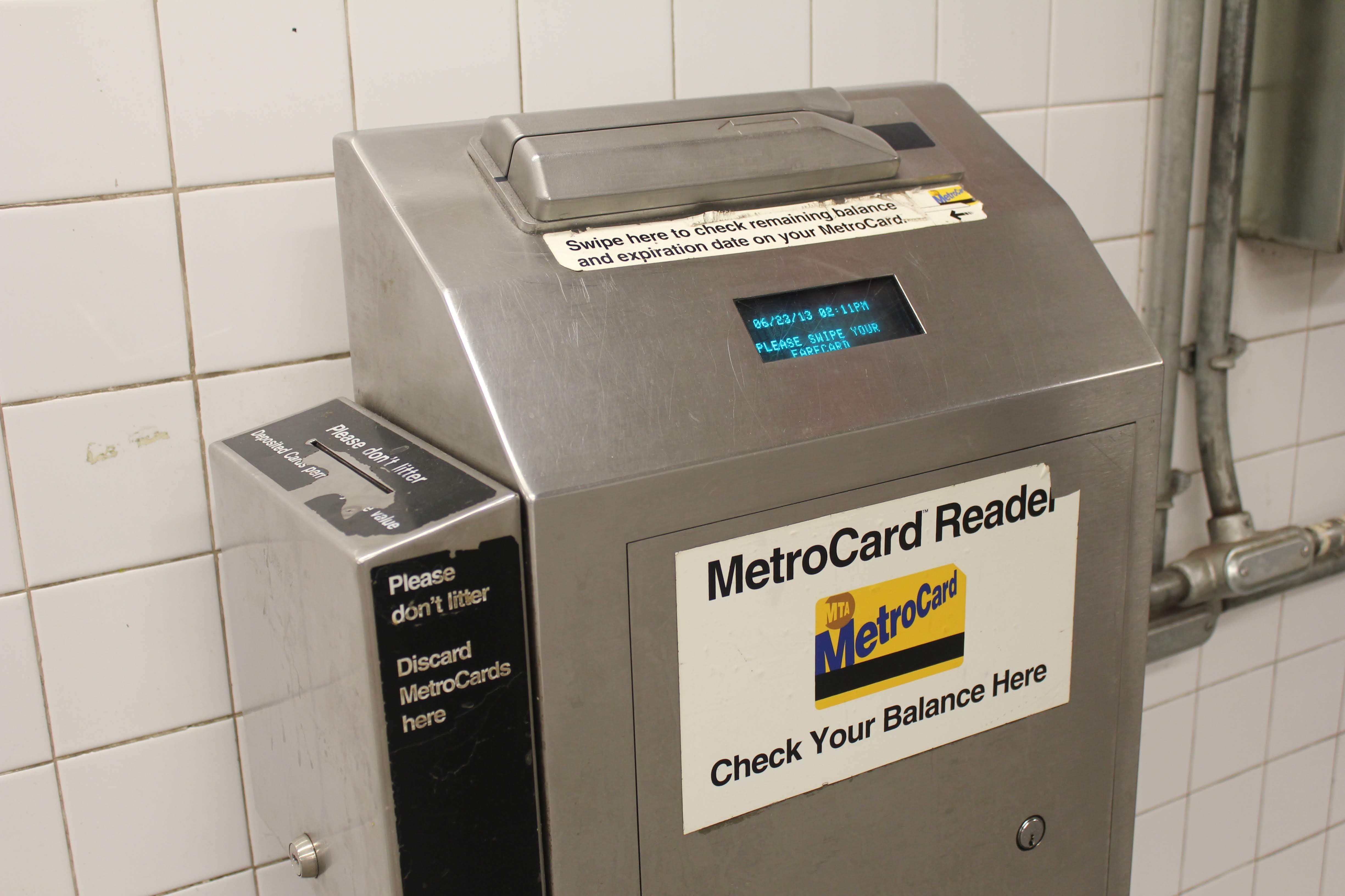 metrocard reader