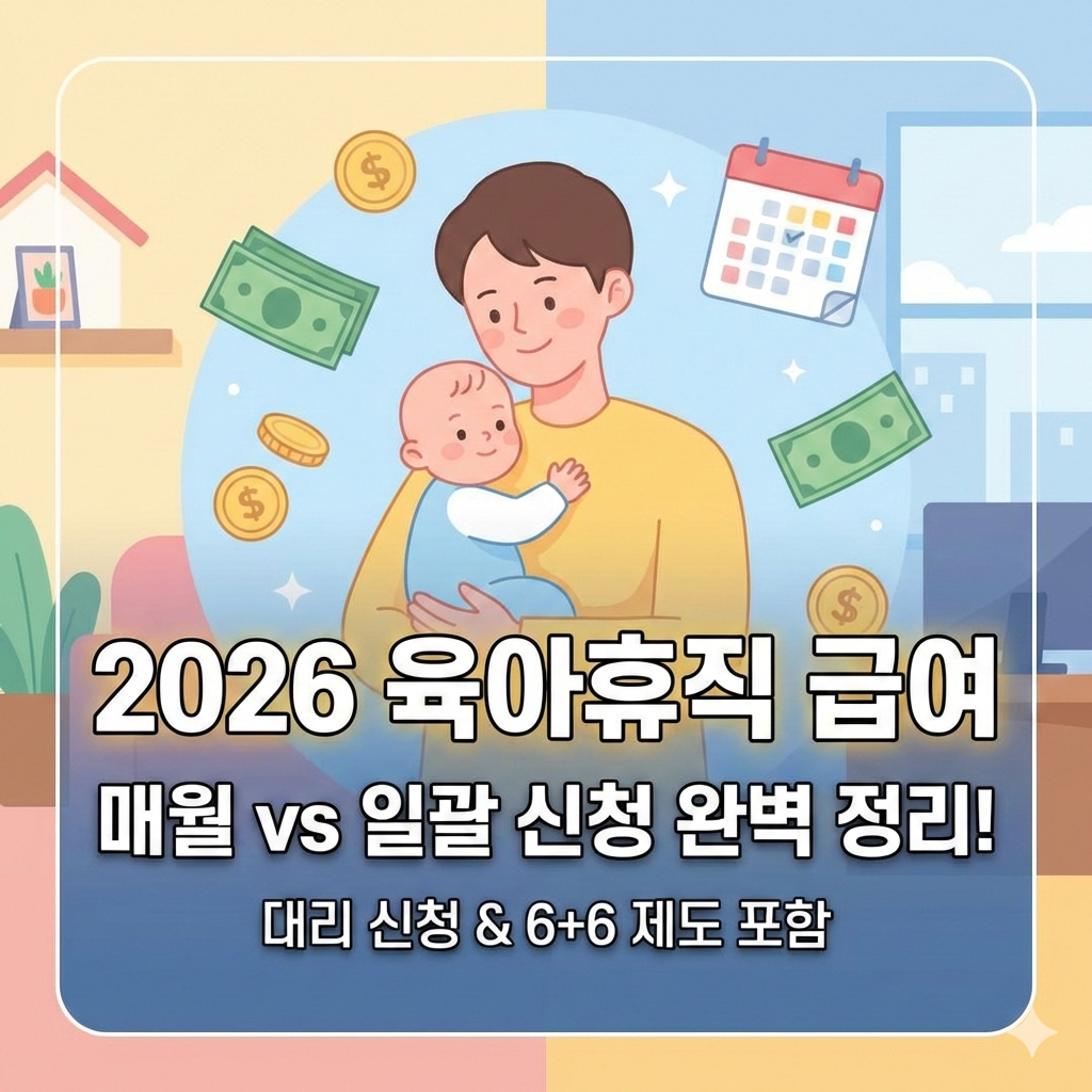 2026년 육아휴직 급여 대리 신청 매월 해야 할까요? 분할 신청 가이드