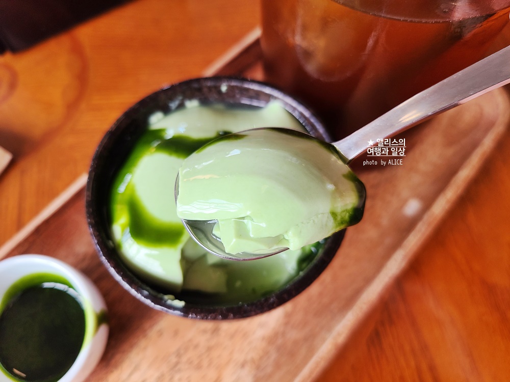 말차 판나코타, 가배도 송파 교토에 온 것 같은 분위기 송리단길 카페