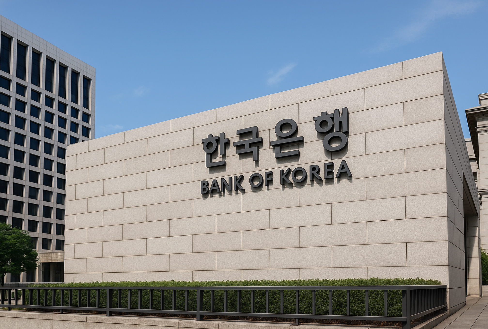 한국은행 통화정책 발표 장면