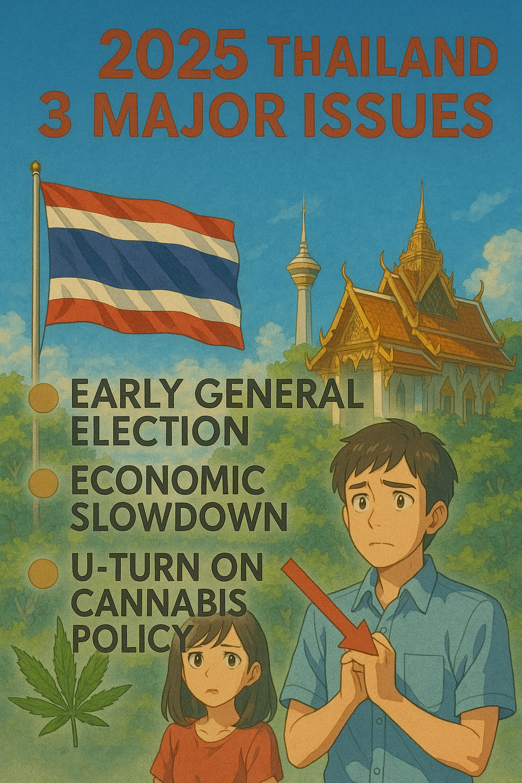 2025 태국 3대 이슈 관련 사진